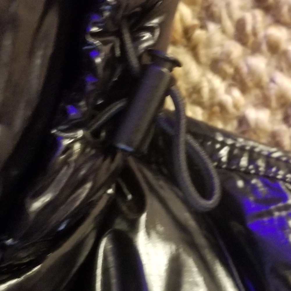 Gap Black Shiny Puffer, Medium - image 5